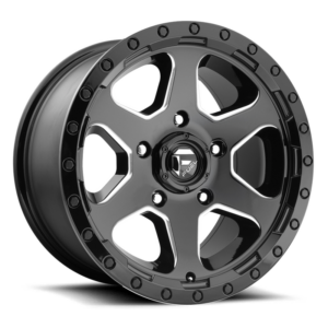 Fuel 1PC D590 RIPPER, GLOSS BLACK MILLED (17x9 ET-12 5x127)