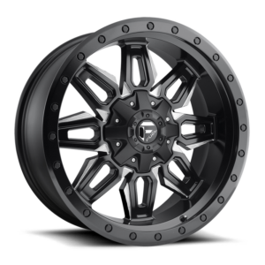 Fuel 1PC D591 NEUTRON, MATTE BLACK MILLED (18x9 ET1 5x139.7/5x150)