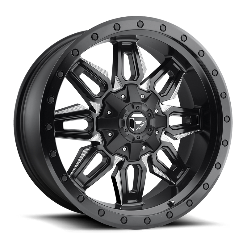 Fuel 1PC D591 NEUTRON, MATTE BLACK MILLED (20x9 ET20 5x139.7/5x150)