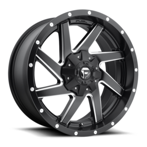 Fuel 1PC D594 RENEGADE, MATTE BLACK MILLED (17x9 ET-12 5x114.3/5x127)