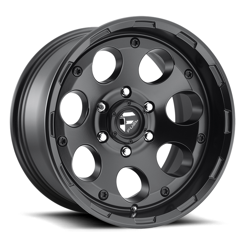 Fuel 1PC D608 ENDURO, MATTE BLACK (17x9 ET-12 5x127)