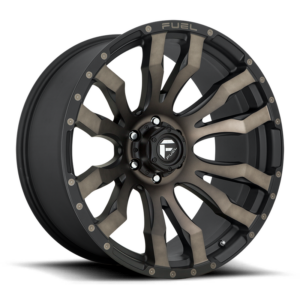 Fuel 1PC D674 BLITZ, MATTE BLACK DOUBLE DARK TINT (16x8 ET1 5x139.7)