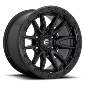 Fuel 1PC D679 REBEL, MATTE BLACK (17x9 ET1 6x120)