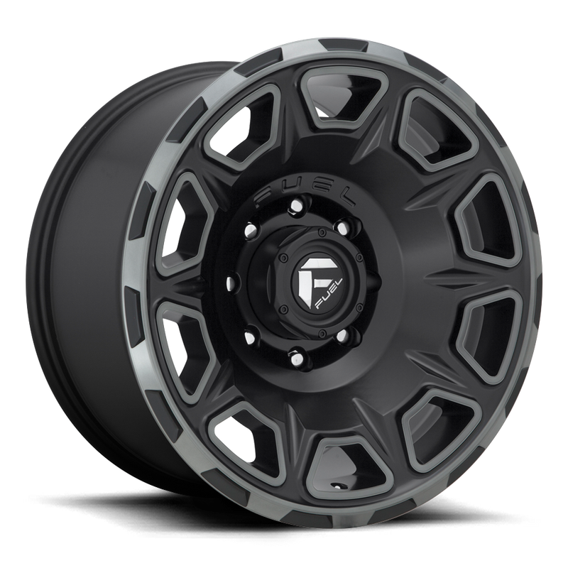 Fuel 1PC D686 VENGEANCE, MATTE BLACK DOUBLE DARK TINT (20x10 ET-18 8x165.1)