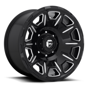 Fuel 1PC D688 VENGEANCE, GLOSS BLACK MILLED (20x10 ET-18 8x165.1)