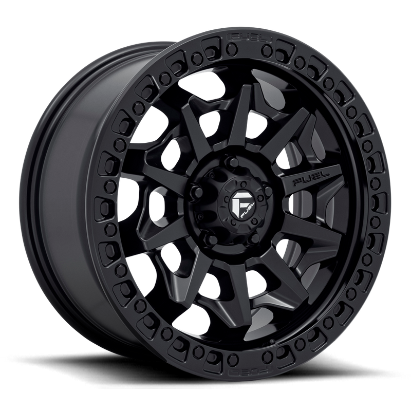 Fuel 1PC D694 COVERT, MATTE BLACK (18x9 ET20 5x139.7)