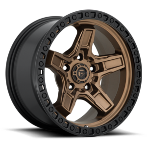 Fuel 1PC D699 KICKER, MATTE BRONZE BLACK BEAD RING (17x9 ET-12 5x127)
