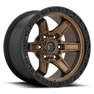 Fuel 1PC D699 KICKER, MATTE BRONZE BLACK BEAD RING (17x9 ET12 6x114.3)