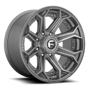 Fuel 1PC D705 SIEGE, BRUSHED GUN METAL TINTED CLEAR (18x9 ET1 5x127)