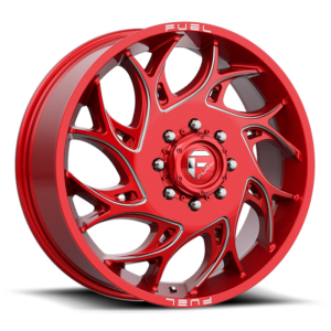 Fuel 1PC D742 RUNNER, Candy Red Milled (22x8.25 ET105 8x210)