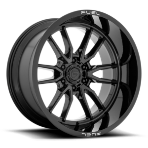 Fuel 1PC D760 CLASH, Gloss Black (22x12 ET-44 6x135)