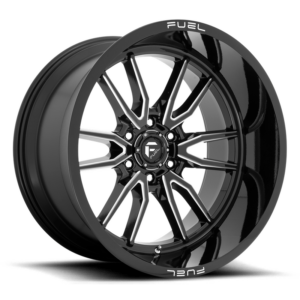 Fuel 1PC D761 CLASH, Gloss Black Milled (22x12 ET-44 6x135)