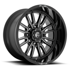 Fuel 1PC D761 CLASH, Gloss Black Milled (22x12 ET-44 8x165.1)