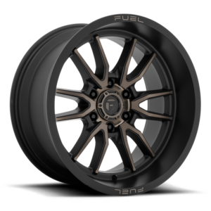Fuel 1PC D762 CLASH, Matte Black Double Dark Tint (20x10 ET-18 6x135)