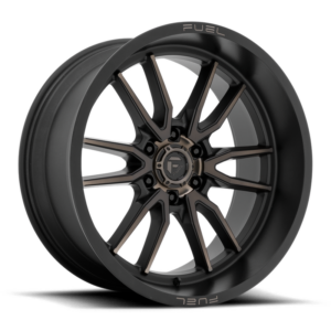 Fuel 1PC D762 CLASH, Matte Black Double Dark Tint (22x10 ET-18 6x135)