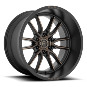 Fuel 1PC D762 CLASH, Matte Black Double Dark Tint (22x12 ET-44 6x135)