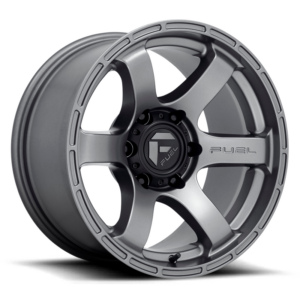 Fuel 1PC D767 RUSH, Matte Gun Metal (17x9 ET-12 6x139.7)