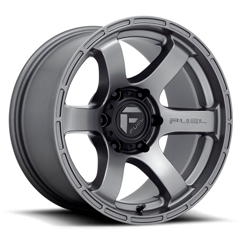Fuel 1PC D767 RUSH, Matte Gun Metal (17x9 ET-12 6x139.7)