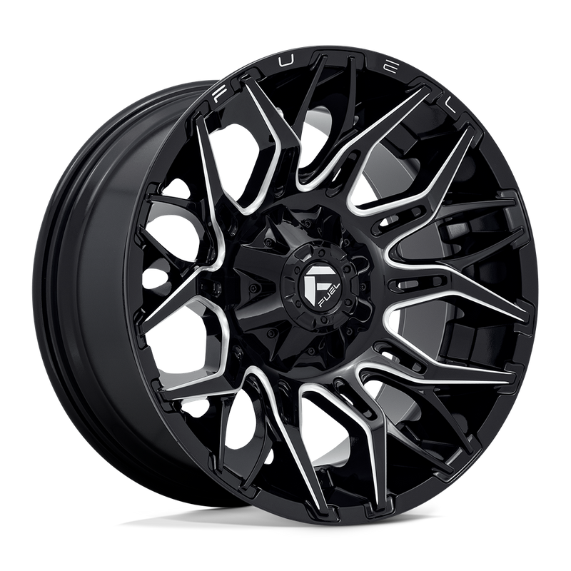 Fuel 1PC D769 TWITCH, Glossy Black Milled (20x10 ET-18 6x135/6x139.7)