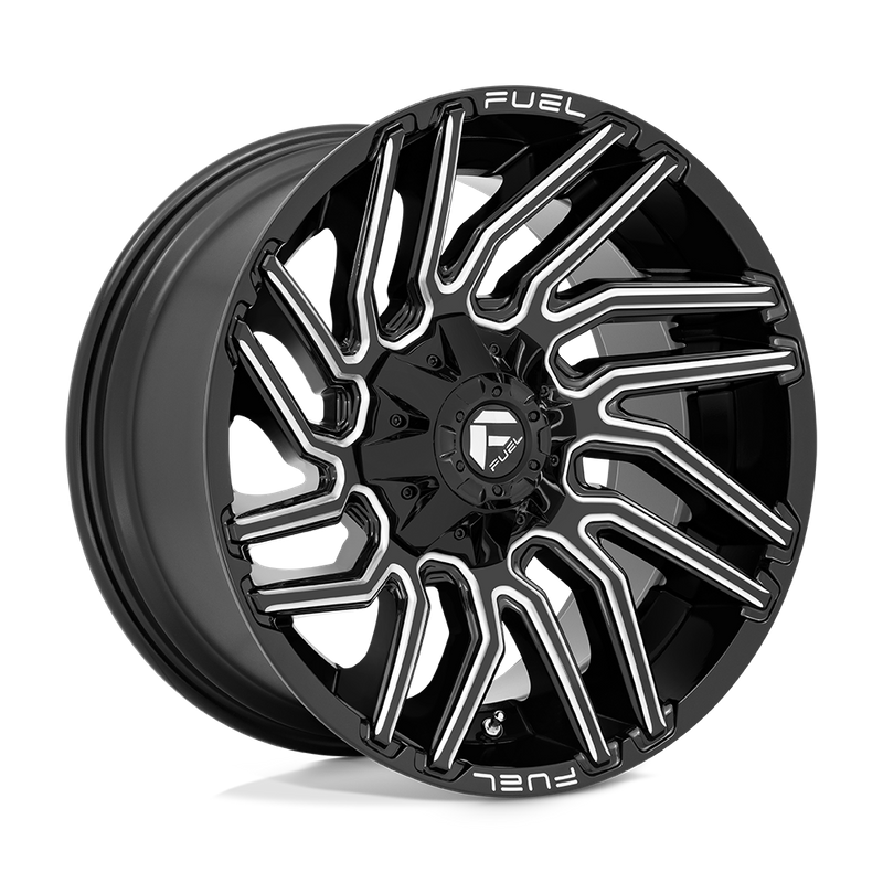 Fuel 1PC D773 TYPHOON, Gloss Black Milled (22x10 ET-18 5x139.7/5x150)