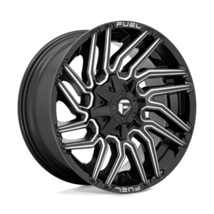 Fuel 1PC D773 TYPHOON, Gloss Black Milled (20x9 ET1 8x165.1)