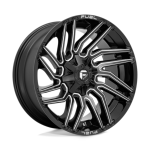 Fuel 1PC D773 TYPHOON, Gloss Black Milled (22x10 ET-18 8x165.1)