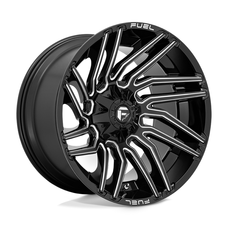 Fuel 1PC D773 TYPHOON, Gloss Black Milled (22x12 ET-44 5x139.7/5x150)