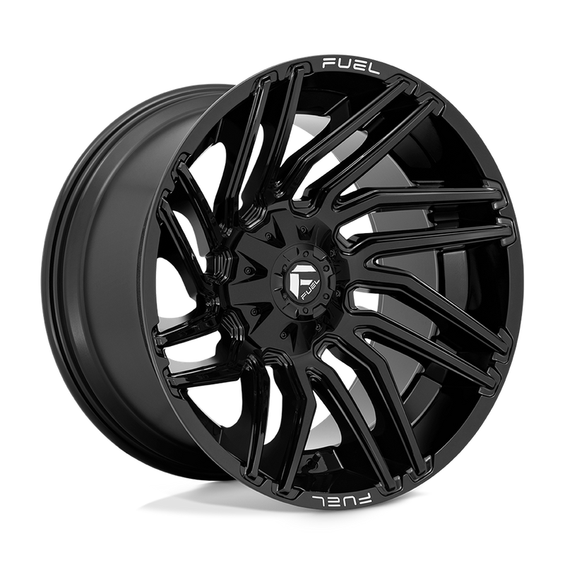 Fuel 1PC D776 TYPHOON, Gloss Black (22x12 ET-44 5x139.7/5x150)