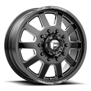 Fuel Mono DE09 FF09D, Matte Black Milled (20x8.25 ET105 10x225)