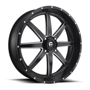Fuel UTV D538 MAVERICK, MATTE BLACK MILLED (26x7 ET13 4x137)