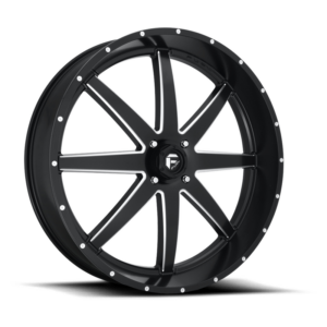 Fuel UTV D538 MAVERICK, MATTE BLACK MILLED (30x6 ET1 4x156)