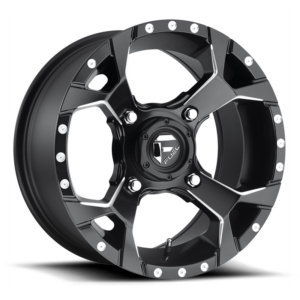 Fuel UTV D546 ASSAULT, MATTE BLACK MILLED (14x7 ET13 4x137)