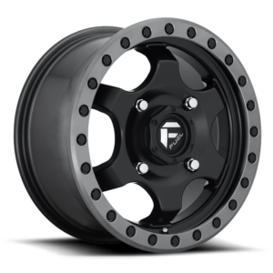 Fuel UTV D639 GATLING, MATTE BLACK GUN METAL RING (15x7 ET55 4x137)