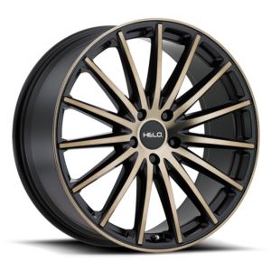 Helo HE894, Satin Black Dark Tint (17x7.5 ET40 5x114.3)