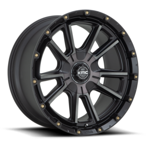 KMC KM100 SYNC, Satin Black With Gray Tint (20x9 ET0 6x120/6x139.7)