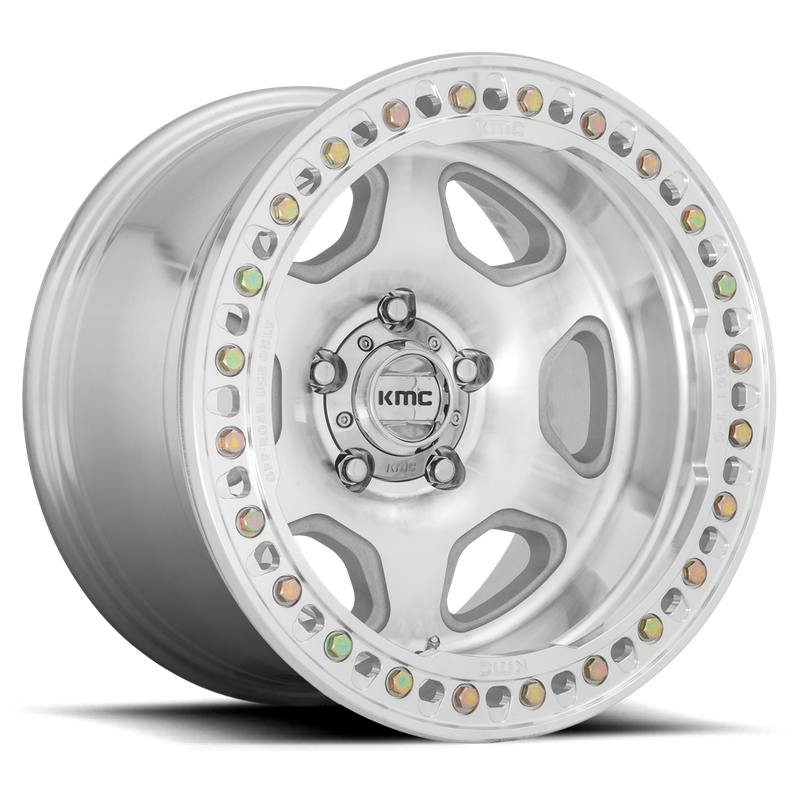 KMC KM233 HEX, Machined (17x9 ET-38 5x127)