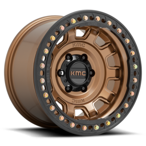 KMC KM236 TANK BEADLOCK, Matte Bronze (17x9 ET-15 5x127)