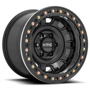 KMC KM236 TANK BEADLOCK, Satin Black (17x9 ET-15 5x127)