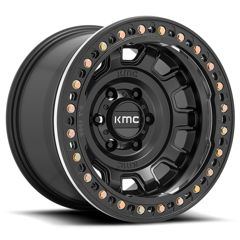 KMC KM236 TANK BEADLOCK, Satin Black (17x9 ET-38 8x170)