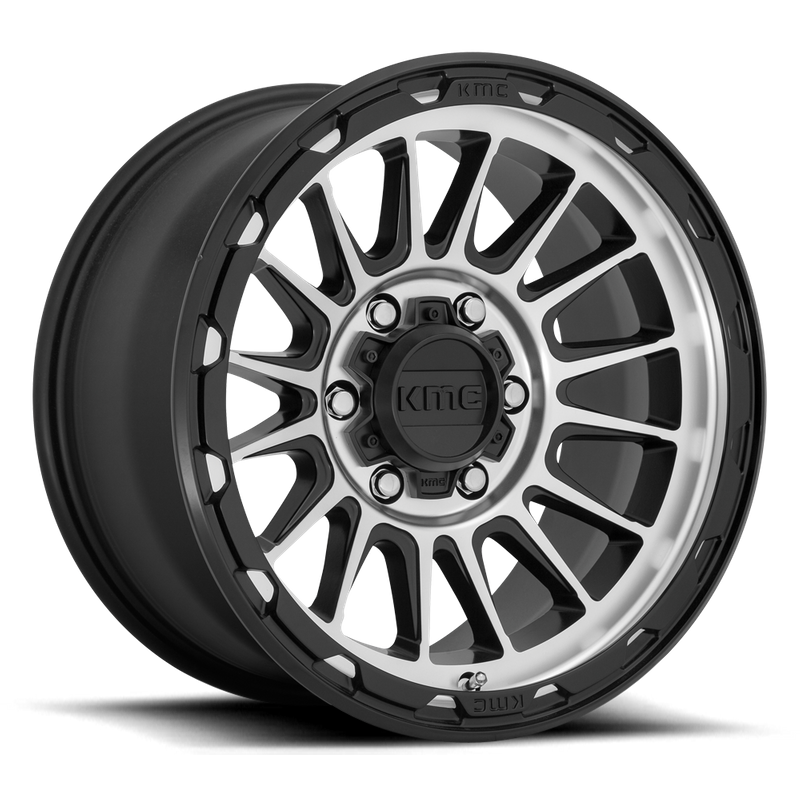 KMC KM542 IMPACT, Satin Black Machined (16x8 ET0 5x150)