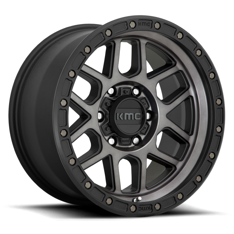 KMC KM544 MESA, Satin Black With Gray Tint (18x9 ET18 8x170)