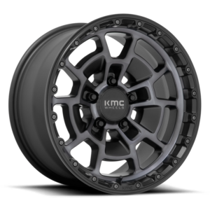KMC KM718 SUMMIT, Satin Black With Gray Tint (16x8 ET0 6x120)