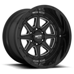 Moto Metal MO801 PHANTOM, Gloss Black Milled (24x12 ET-44 8x170)