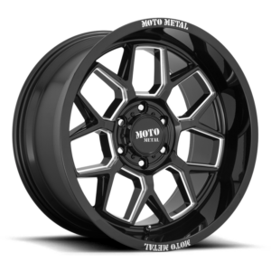 Moto Metal MO803 BANSHEE, Gloss Black Milled (20x10 ET-18 5x127)