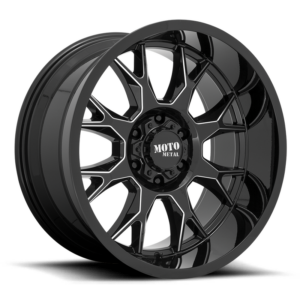 Moto Metal MO806, Gloss Black Milled (20x9 ET0 5x150)