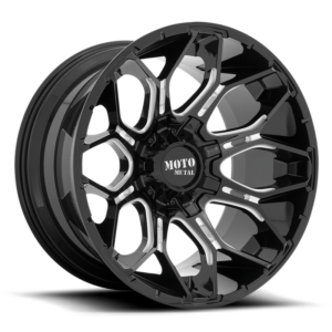 Moto Metal MO808 SNIPER, Gloss Black Milled (20x10 ET-18 5x139.7/5x150)