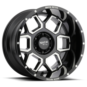 Moto Metal MO981 SPADE, Gloss Black Machined (20x10 ET-24 5x127)