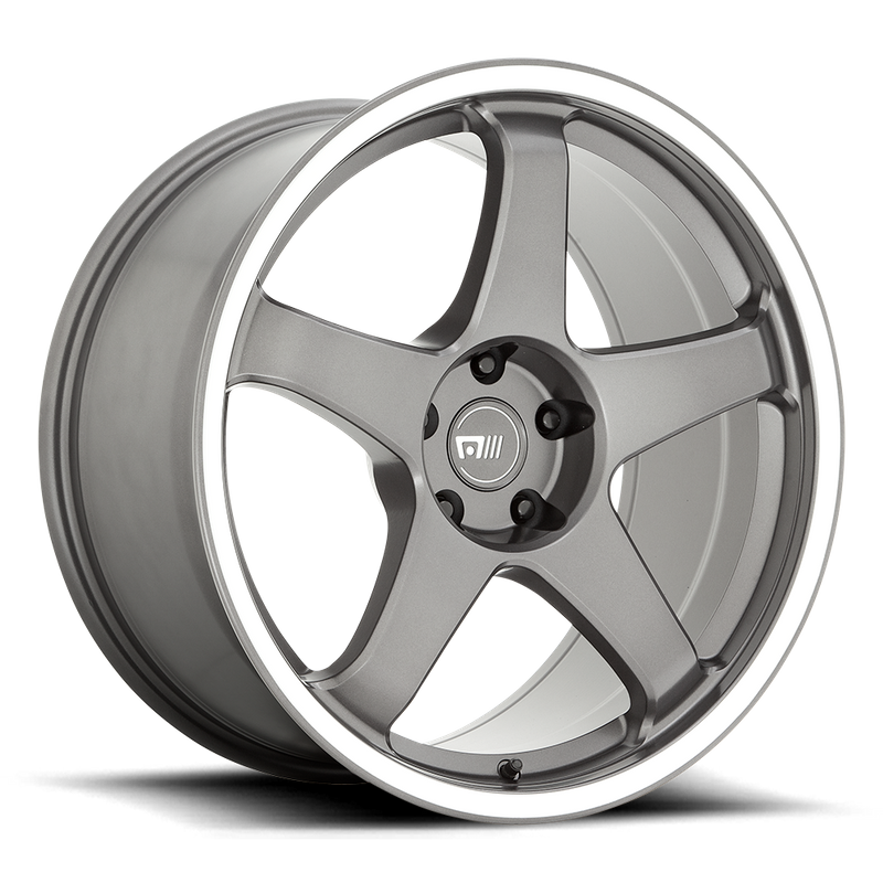 Motegi MR151 CS5, Gunmetal With Machined Lip (18x9.5 ET15 5x114.3)