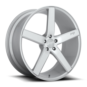 Niche 1PC M135 MILAN, GLOSS SILVER MACHINED (18x8 ET40 5x114.3)