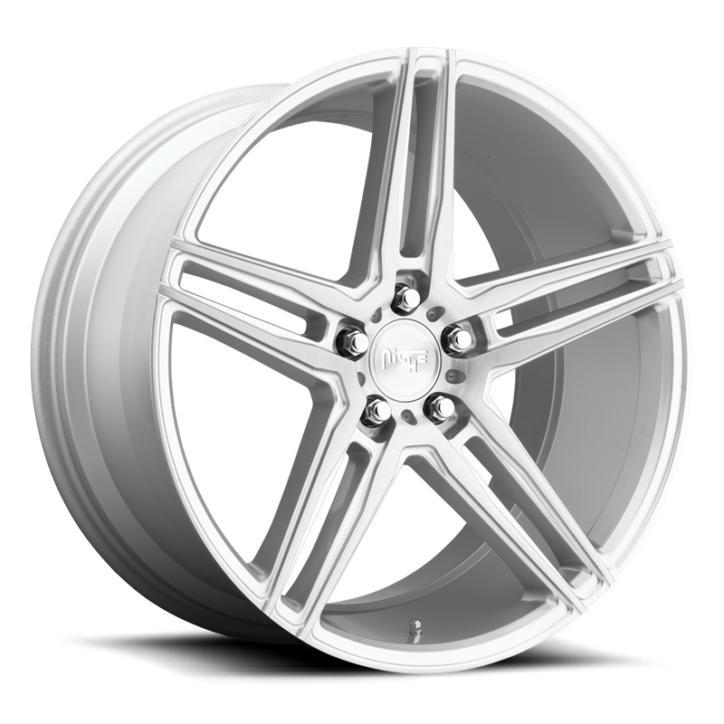 Niche 1PC M170 TURIN, GLOSS SILVER MACHINED (18x8 ET40 5x120)